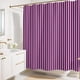 thumbnail image 1 of Cortina de ducha a rayas - Rayas ciruela y rosa - Decoración moderna y colorida para el hogar - Cortina de ducha de tela para cualquier baño - 180 x 180 cm (rayas ciruela y rosa), 1 of 4