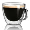 thumbnail image 5 of Double wall espresso glass espresso cups 5.4 oz.  Set 4 Mug, 5 of 5