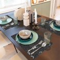 thumbnail image 6 of Placemats Set Of 4 / 6, Gothic Style Cool Goat Skull_A Placemats For Dining Table Indoor/Outdoors Heat Resistant Washable Placemats 18" X 12", 6 of 8