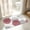 Red, variant on HOZADOIE Floral Print Door Mat 16X24In, Non-Slip Quick Drying Absorbent Floor Welcome Mats for Living Room Bathroom Bedroom Entryway Porch Home Decor, Mint Green