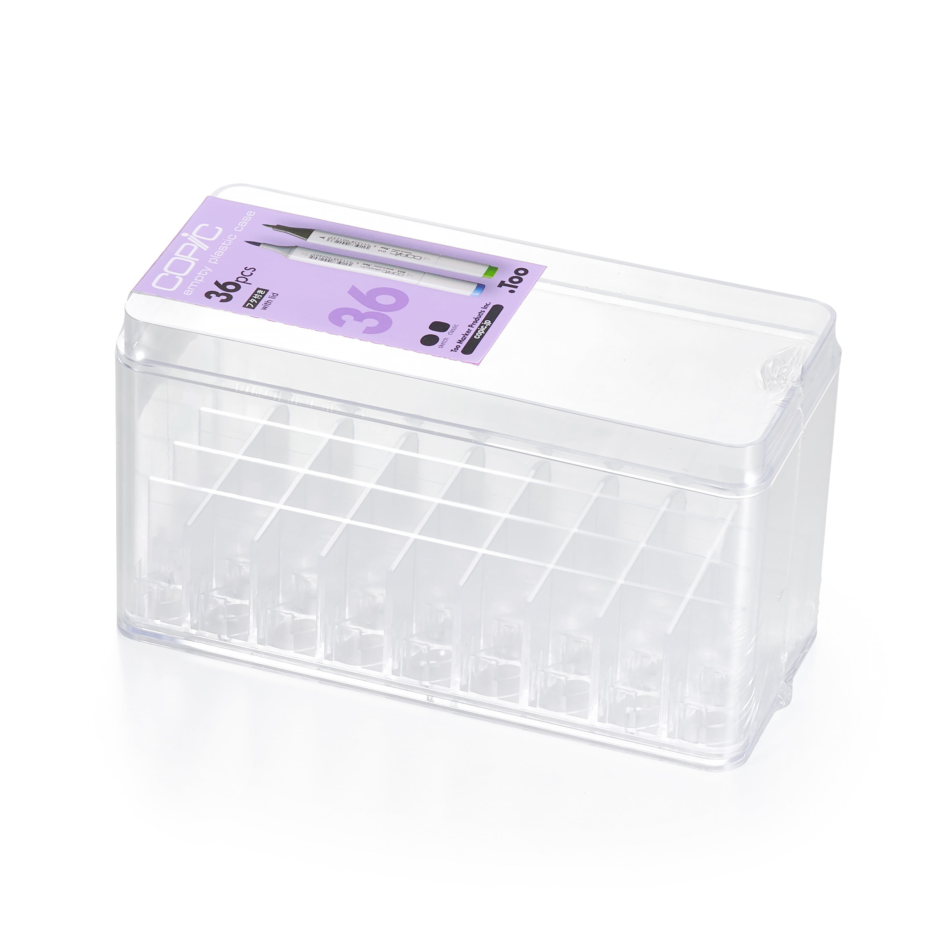 Copic Marker Empty Plastic Case; 36 Art Marker Case
