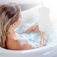 thumbnail image 4 of Unique Bargains 1 Pc Sponge brush Body Scrubber for Bathroom 5.51"x2.55"x0.98" White, 4 of 6