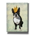 thumbnail image 1 of Epic Graffiti 'Boston Terrier and Crown' by Fab Funky, Canvas Wall Art, 40"x54", 1 of 3