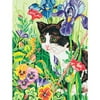 Paintworks Kitty in Flowers Pencil-by-Number