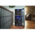 thumbnail image 6 of Koolatron 45 Bottle Dual Zone Wine Cooler Freestanding Wine Fridge, 6 of 13