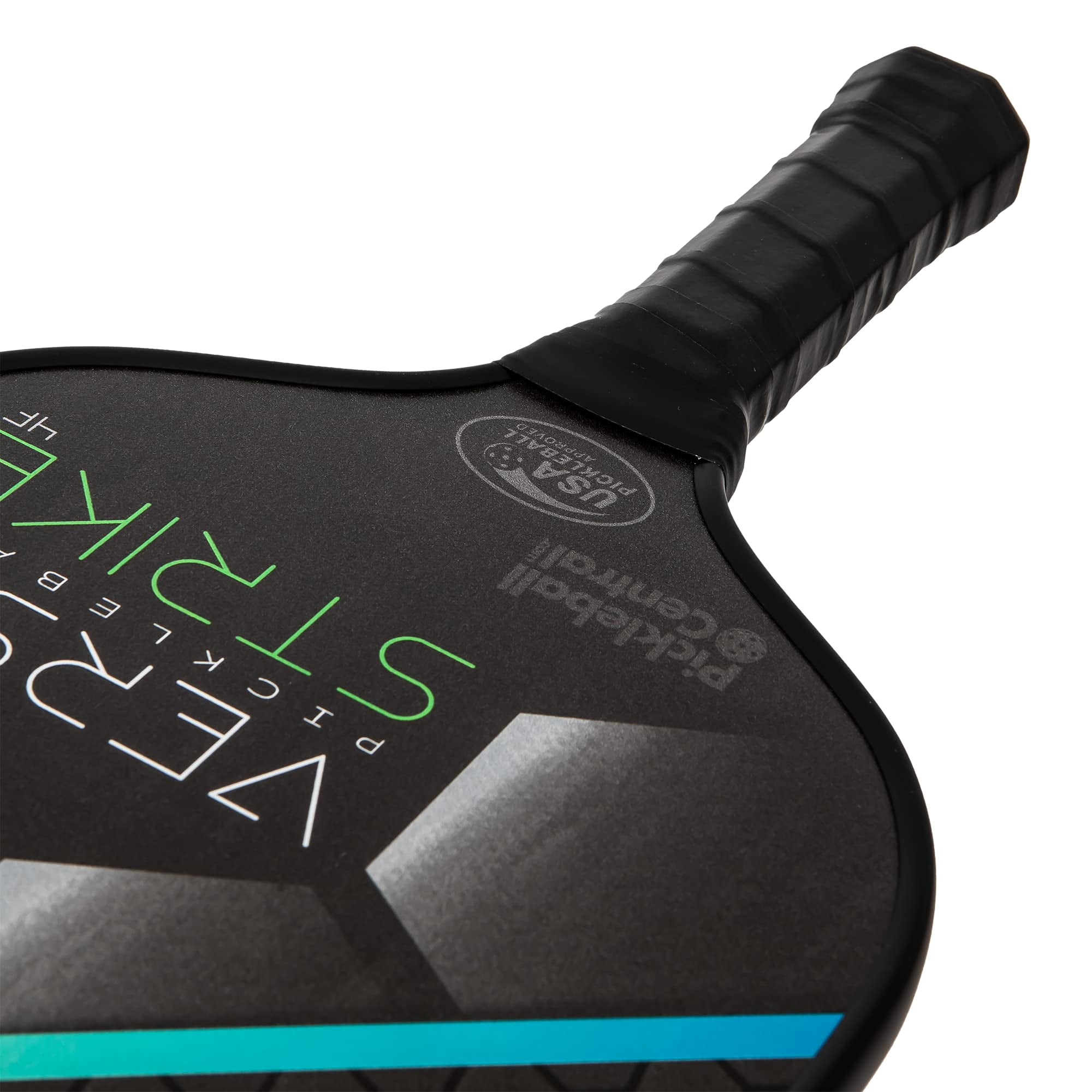 Versix Strike Pickleball Paddle, Universal Grip, Honeycomb Composite Core, Powerful Fiberglass Face, Lightweight – Green