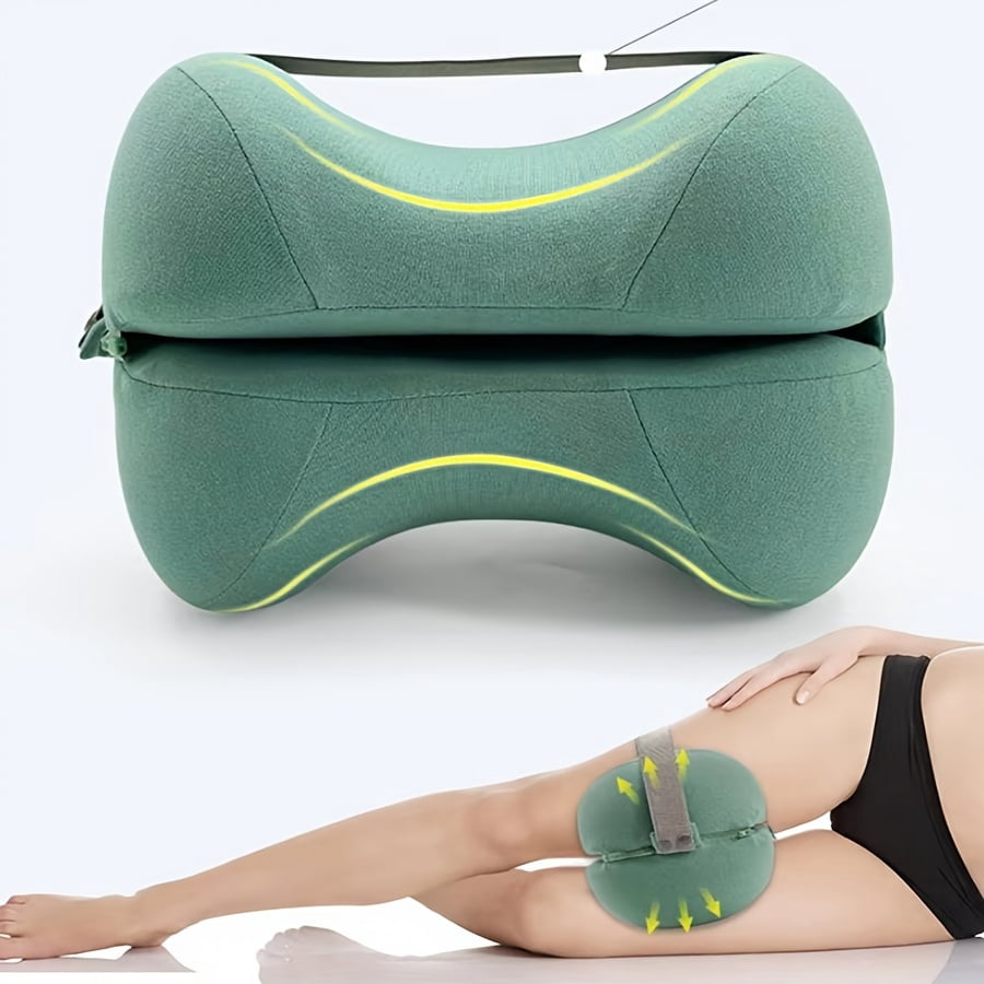 Knee Pillow for Side Sleepers,Cooling Leg Pillow for Sciatica, Knees,Back,Joints Between Legs,HIPS Pain Relief When Side Sleeping,Spine Aligning Support for Surgery Recovery, Pregnancy