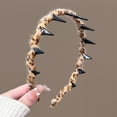 thumbnail image 1 of Fiudx Diademas de Leopardo, Elegante Aro para El Pelo con Dientes Ondulados, Diseño Cómodo y Antideslizante, Versátiles para Fiestas Escolares En Casa, Ideales para Hombres, Mujeres y Adolescentes., 1 of 6