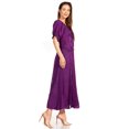 thumbnail image 3 of Sakkas Bridget Renaissance Dress - Purple - S/M, 3 of 5