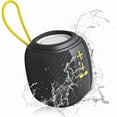 thumbnail image 1 of wonima11 Portable Wireless Speaker, BT5.3, IPX6 Waterproof,Stereo Sound, RGB Lights,TWS Pairing,TF-Card in, for Home Theater, Party,Outdoor Travel (Black), 1 of 1