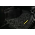 thumbnail image 3 of Flextread Floor Mats for 20-24 Jeep Gladiator - Mopar Licensed Factory Fit - Black w/ Tan Gladiator Insert - 100% Made in USA, 3 of 5