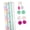 Pastel Party, variant on LaRibbons 30" x 8' Birthday Wrapping Paper Kit, Gift Wrap and Bows, Curling Ribbon Eggs, Birthday Wishes