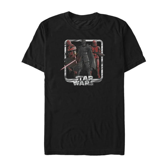 Men's Star Wars: The Rise of Skywalker Dark Trio Frame Graphic Tee Black Small