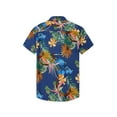 thumbnail image 4 of Biezeib Men Hawaiian Button down Shirt Casual Tropical Print Summer Short Sleeve Tops for Beach Vacation Streetwear, 4 of 6