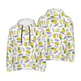 thumbnail image 6 of Bingfone Lavender Flowers Men's Drawstring Hoodie Long Sleeve Pocket Sweatshirts-X-Large, 6 of 6