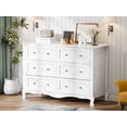 thumbnail image 5 of Ktaxon 6 Drawers Dresser Chests for Bedroom, Wood Chset of Drawers,Dressers Organizer for Bedroom, Living Room,Hallway, White, 5 of 32
