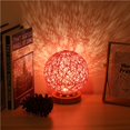 thumbnail image 3 of Bewildely Twine Lampshade Light Wood Lámpara de noche decorativa Lámpara de pantalla tejida a mano para el hogar y la oficina Iluminación navideña No.2 Bewildely HA026875-02, 3 of 6
