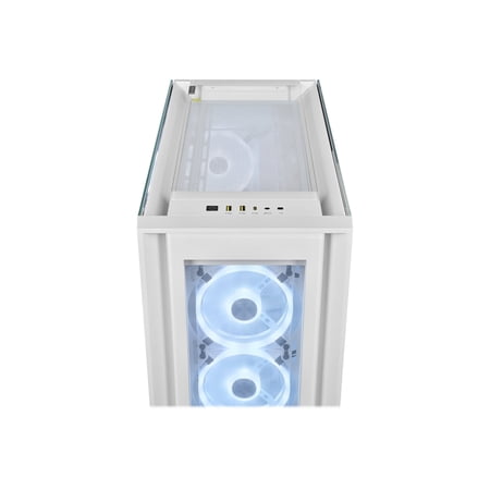 中古未使用品 PCケース CORSAIR iCUE 5000X RGB QL True White CS8342 CC-9011233-WW ミッドタワー ATX ケース
