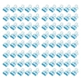 thumbnail image 2 of Binder Clips, 19mm 80pcs Paper Binder Clips  For Office Blue,Green,Rose Gold, 2 of 8