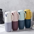 thumbnail image 2 of Opolski Toothbrush Case Fashion Creative Lightweight Toothpaste Box Toothbrush Cup Bathroom Accessory for Home, 2 of 9