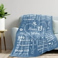thumbnail image 3 of DAJU 19th Birthday Decorations Blanket Gifts for 19 Year Birthday Gift Ideas(40*50inch), 3 of 7