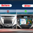 thumbnail image 6 of Car Stereo Radio For Hyundai Elantra 2011 2012 2013,8 Core 6G+64G 9 Inch Car Radio TouchScreen GPS, Wireless CarPlay & Android Auto, Backup Camera /WiFi/FM/Bluetooth/SWC, 6 of 7