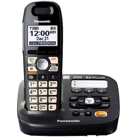 Panasonic KX-TG6591T DECT 6.0 Plus Expandable Digital Answering System with 1 Handset