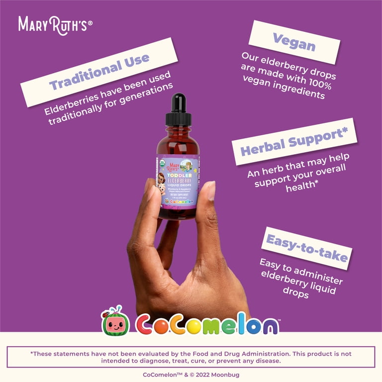 MaryRuth's Coco Toddler Elderberry Drops, Ages 1-3 photo 2