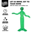 thumbnail image 4 of Joyfy 9 ft Halloween Inflatable Giant Alien Decoration with Built-in LEDs,Alien Halloween Decorations Outdoor Blow Up Yard Lawn Decoration, 4 of 9