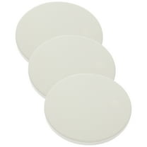 unbranded  3 Pcs Trivets Round Blank Ceramic Heat Transfer Absorbent Coasters Decoration