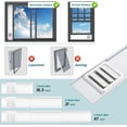 thumbnail image 3 of Daisypower Kit de Ventilation Sèche, Kit de Fenêtre Réglable avec Couvercle de Ventilation Extérieure, Capot de 4 Pouces pour Ventilation d'Échappement, 3 of 8
