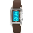 thumbnail image 2 of Fashion Women's  Men's Digital Watch Unisex Big Numbers Dial Rectangular Face Waterproof Silicone Strap LED Watches, 2 of 7