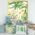 thumbnail image 3 of Designart 'Yellow Flowers and Tropical Foliage I' Modern Framed Art Print, 3 of 4