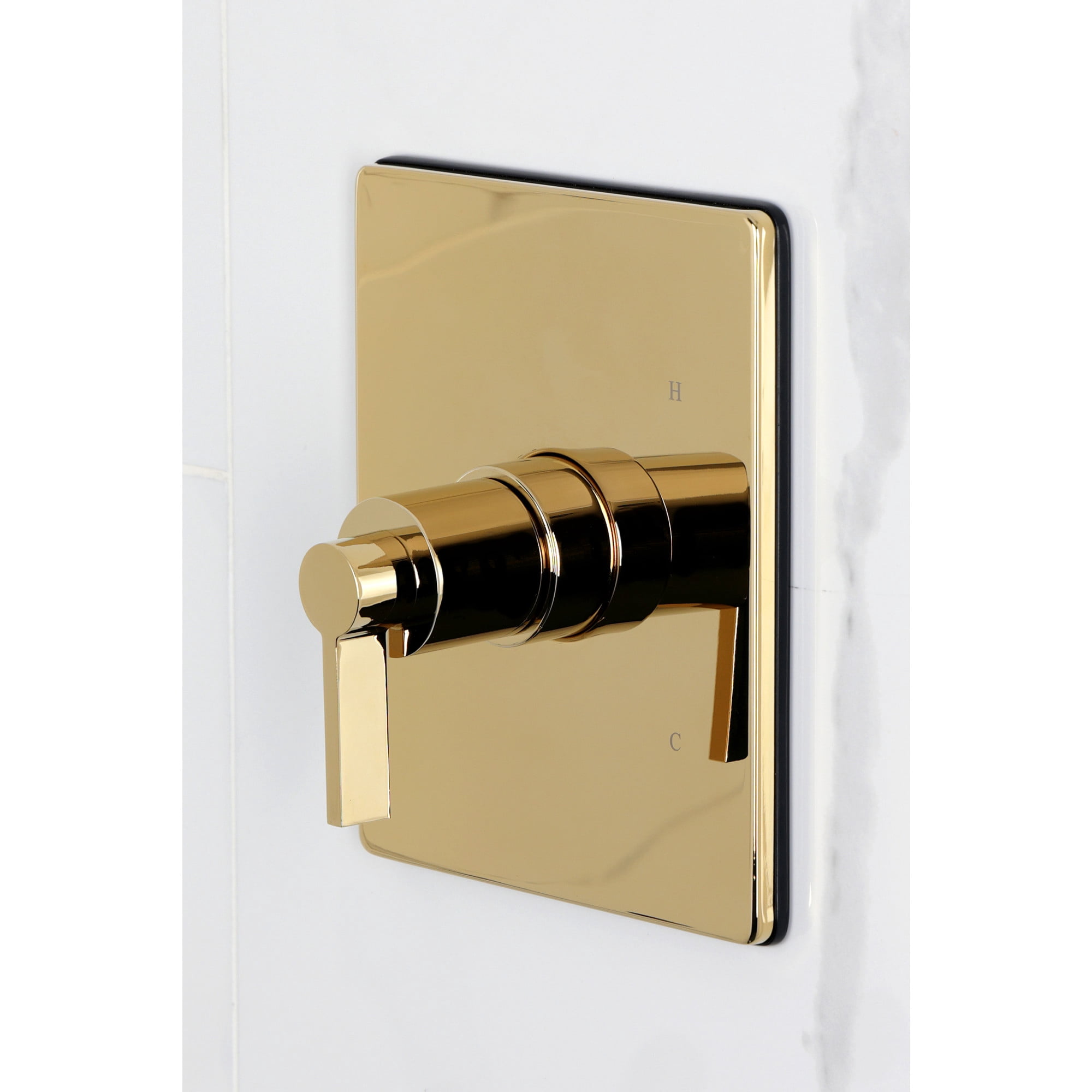 Kingston Brass KB6342NDLTO Nuvofusion Single-Handle Pressure Balanced Tub Faucet in Polished Brass