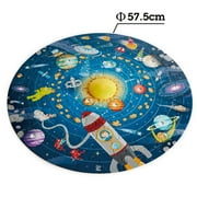 Hape Solar System Round Puzzle, 102 Large Wood Pieces