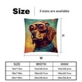 thumbnail image 5 of Dog Retro Throw Pillow Covers Inserts with Unique Patterns - Set of 2 for Pillows Covers - Available in 16x16, 18x18, 20x20 Inches - Great for Throw Pillow Covers - Versatile for Various Occasions, 5 of 6