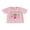 Pink, variant on RUINIXCW Toddler Baby Girl Back to School Shirt Kids Kindergarten Outfit First Day of School Outfit Book Pencil Bus Printed Short Sleeve Loose T Shirt Top Big Girls Summer Shirts Clothes 3-9 Years