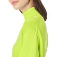 thumbnail image 3 of walmart Essentials Womens Plus Organic Cotton Funnel-Neck SweaterPlus Organic Cotton Funnel-Neck Sweater, 3 of 8