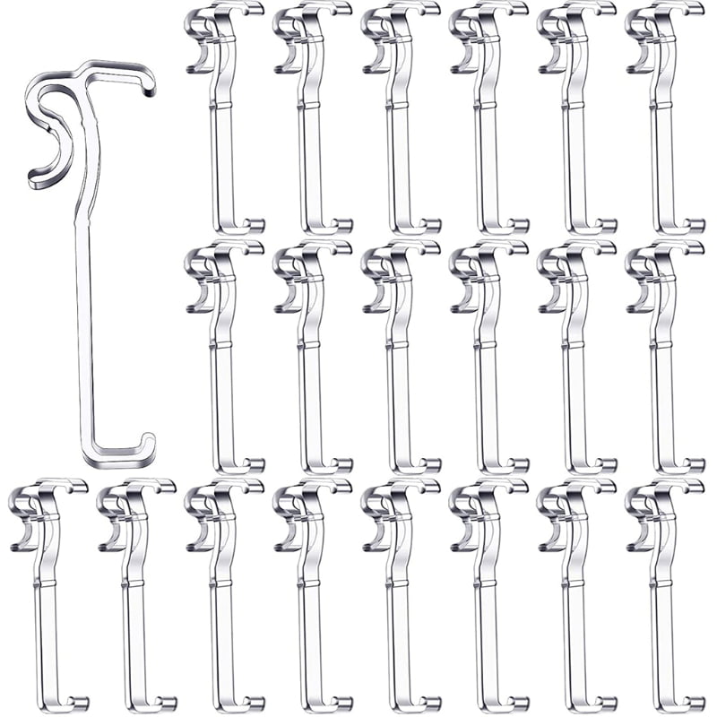 3.25" Heavy Duty Valance Clips for Horizontal Blinds 6 QTY 