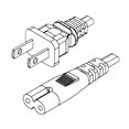 thumbnail image 1 of CSA Notebook Powercord - BK, 10ft, 1 of 1