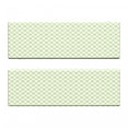 thumbnail image 2 of Geometric Bench Cushion Set of 2, Retro Big Squares Checked Pattern in Soft Colors Monochrome Tile Print, Standard Size Foam Pad and Decorative Cover, Lime Green White, by Ambesonne, 2 of 4