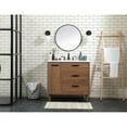 thumbnail image 6 of Elegant Decor Baldwin 36" Single Bathroom Vanity with Backsplash in Walnut Brown, 6 of 8