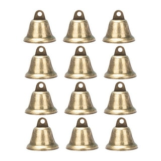 NOAH Bells Group of 5 Triangle 3 or 3 3/4 Handmade Bells-crafts, Wreaths,  Wind Chimes Sweet Melodic Ring Tone & Rustic Old World Look 