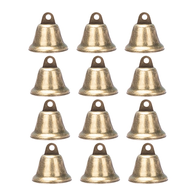 ColoMX 25 uds. Colgantes de campanas pequeñas, dijes de campanas de Metal, campanillas artesanales de viento