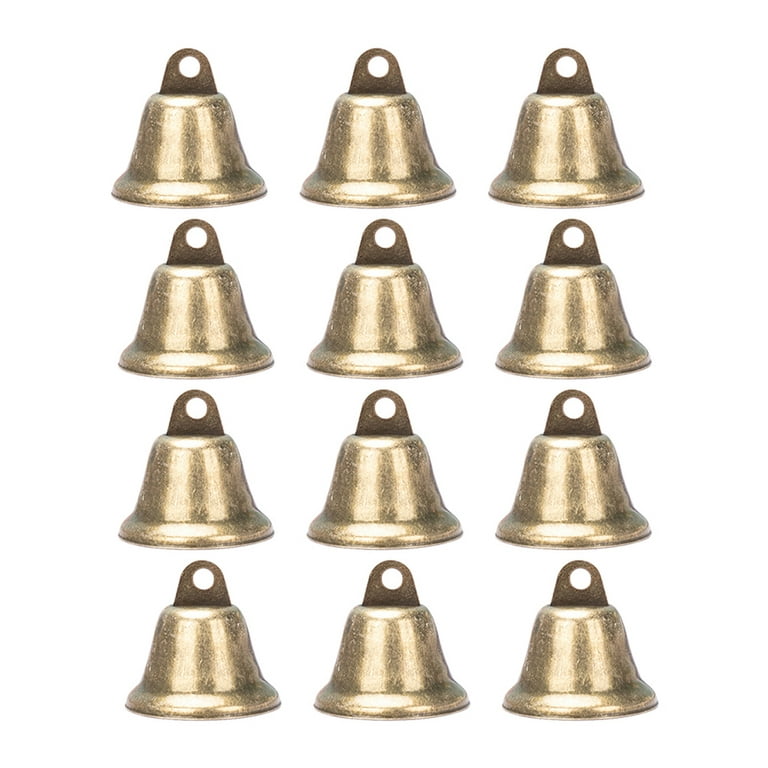 Hemoton Bells Brass Bell Jingle Crafts Vintage Small Antique Metal Bronze  Doorbell Cow Hanging Gold Feng Shui Copper Liberty 
