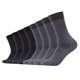 thumbnail image 1 of s.Oliver Calcetines Unisex, Paquete de 8 - Calcetines cortos, lisos Gris 43-46, 1 of 1