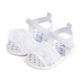 thumbnail image 4 of Penkiiy Infant Baby Girls Summer Sandals Newborn Toddler First Walker Crib Dress Shoes White for 3-6 Months, 4 of 8