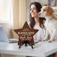 thumbnail image 5 of Buenos días! Let God's love guide your steps Star Table Sign (7" x 7") Religious Decor | Church And Home Table Signs, 5 of 6
