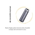 thumbnail image 3 of Pill Case Aluminium Alloy Waterproof Moisture-proof Pills Waterproof Dust Tablet Dispenser Portable Home Carrying Organizer Container Gray, 3 of 9