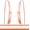 2.25 inch - Rose Gold, variant on Humble Chic 14K Gold Plated Drop Earrings for Women - Long Earrings for Women